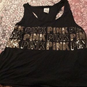 Sparkly PINK tank top